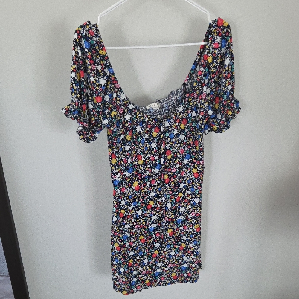 Miami Multicolor Floral Mini Dress